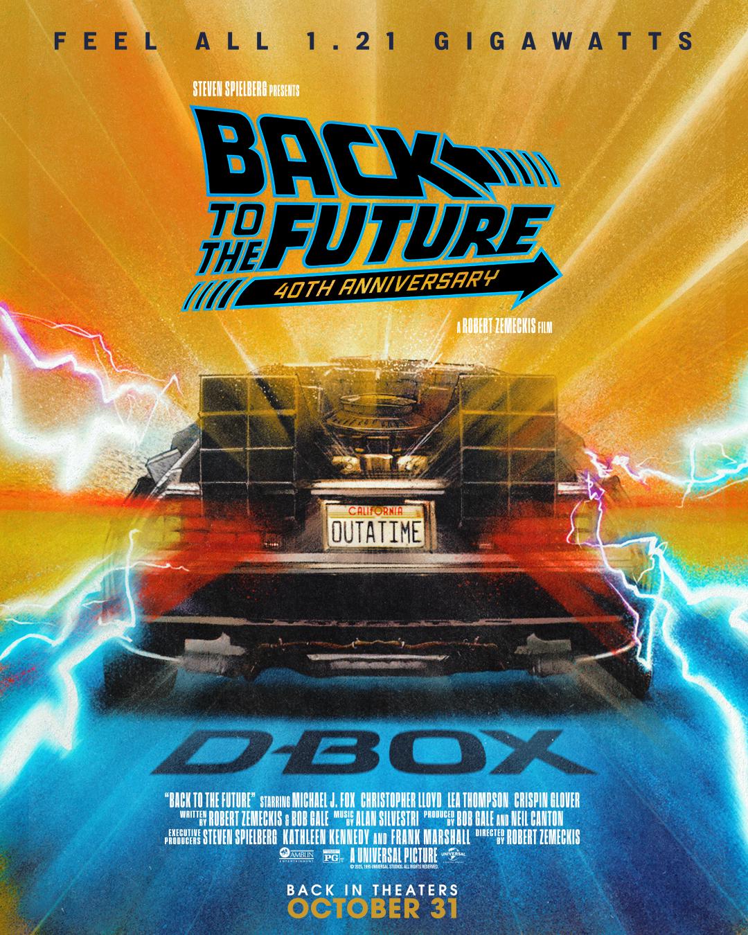 Back to the Future 40th Anniversary in D-BOX
